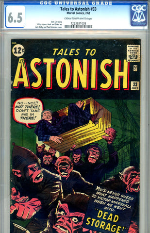 Tales to Astonish #33 CGC graded 6.5 (1962) - SOLD!