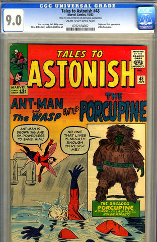 Tales to Astonish #48   CGC graded 9.0 - SOLD!