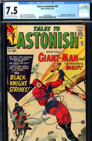 Tales to Astonish #52 CGC graded 7.5 first Black Knight - SOLD!