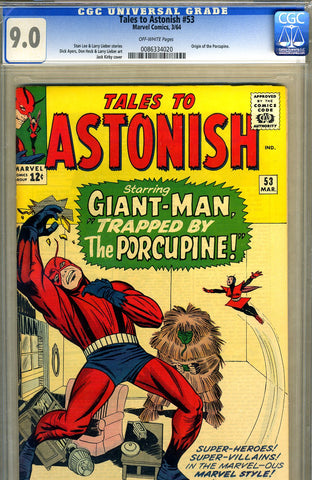 Tales to Astonish #53   CGC graded 9.0 - SOLD