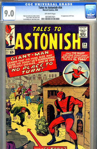 Tales to Astonish #54   CGC graded 9.0 - SOLD