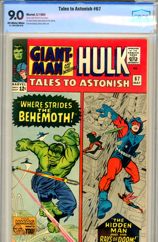 Tales to Astonish #67 CBCS graded 9.0 SOLD!