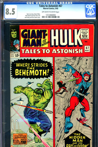 Tales to Astonish #67 CGC graded 8.5  split cover - SOLD!