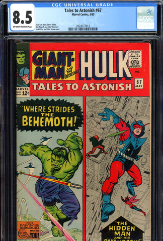 Tales to Astonish #67 CGC graded 8.5 SOLD!