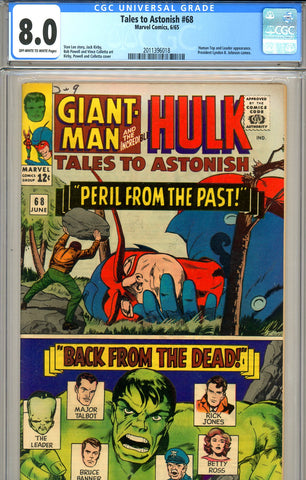 Tales to Astonish #68 CGC graded 8.0 - SOLD!