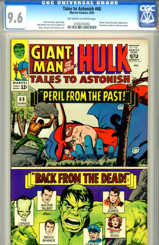 Tales to Astonish #68   CGC graded 9.6 - SOLD!
