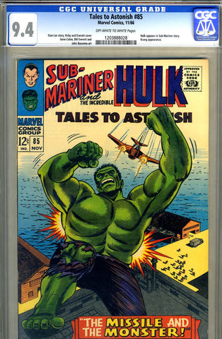Tales to Astonish #85  CGC graded 9.4 SOLD!