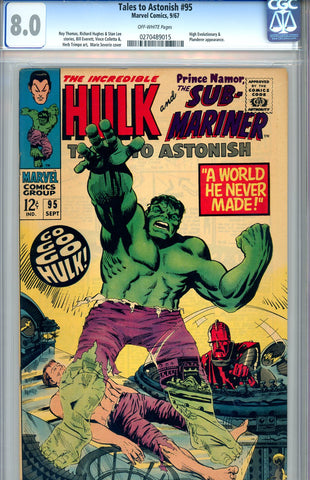 Tales to Astonish #95  CGC graded 8.0 - SOLD!