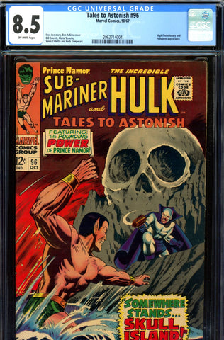 Tales to Astonish #96 CGC graded 8.5 High Evolutionary appearance SOLD!