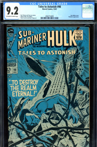 Tales to Astonish #98 CGC graded 9.2  Dan Adkins cover - SOLD!