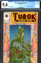 Turok, Dinosaur Hunter #1 CGC graded 9.4 embossed foil cover