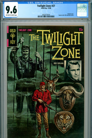 Twilight Zone #27 CGC graded 9.6 HIGHEST GRADED SOLD!