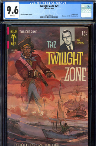 Twilight Zone #29 CGC graded 9.6  white pages SOLD!
