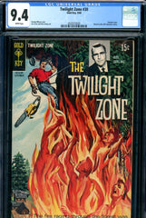 Twilight Zone #30 CGC graded 9.4  white pages SOLD!