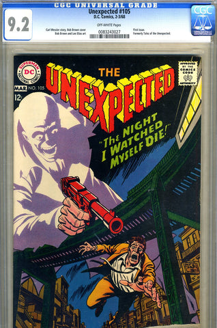 Unexpected #105   CGC graded 9.2 - SOLD