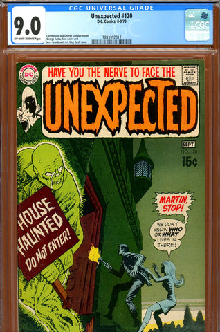 Unexpected #120 CGC graded 9.0 - Nick Cardy cover - SOLD!