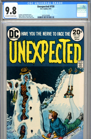 Unexpected #150 CGC graded 9.8  SINGLE HIGHEST GRADED - SOLD!