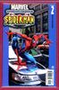Ultimate Spider-Man #2 CGC graded 9.8 Spider-Man on car cover