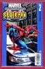 Ultimate Spider-Man #02 CGC graded 9.8 Spider-Man on car cover