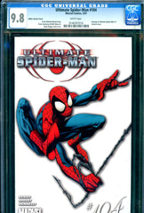 Ultimate Spider-Man #104 CGC graded 9.8  white variant cover 1:100 ratio
