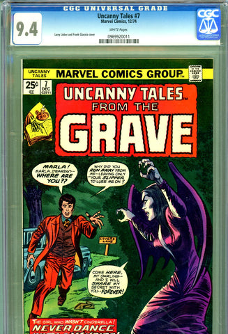 Uncanny Tales #07 CGC graded 9.4 - third highest graded