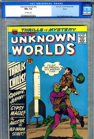 Unknown Worlds #45   CGC graded 9.6 - SOLD