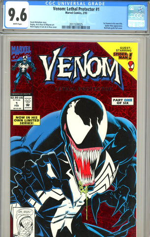 Venom: Lethal Protector #1 CGC graded 9.6 - first Venom in own title SOLD!