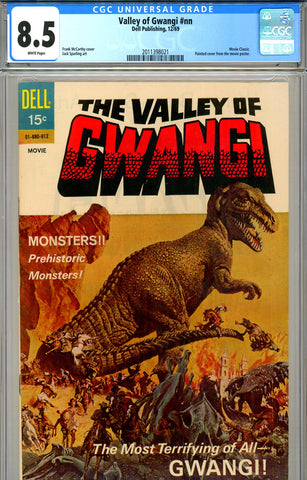 Valley of Gwangi #nn CGC graded 8.5 Movie Classic SOLD!