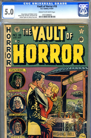 Vault of Horror #18   CGC graded 5.0 - SOLD