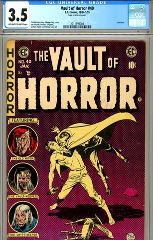 Vault of Horror #40 CGC graded 3.5 low distribution - SOLD!