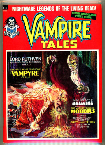 Vampire Tales #1 CGC graded 9.0 first solo Morbius series SOLD!