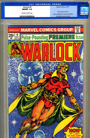 Warlock #09  CGC graded 9.8 - HIGHEST GRADED - SOLD