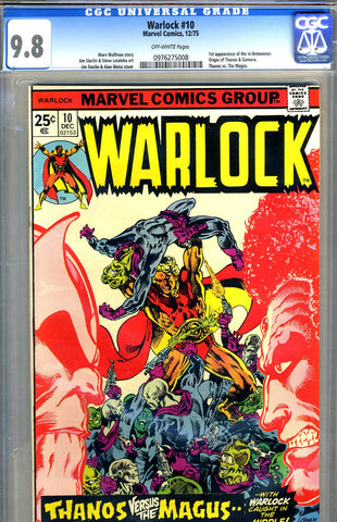 Warlock #10   CGC graded 9.8 -SOLD