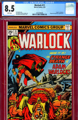 Warlock #11 CGC graded 8.5 - Thanos appearance - SOLD!