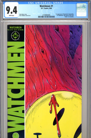 Watchmen #1 CGC graded 9.4 - 1st appearance of Watchmen - SOLD!