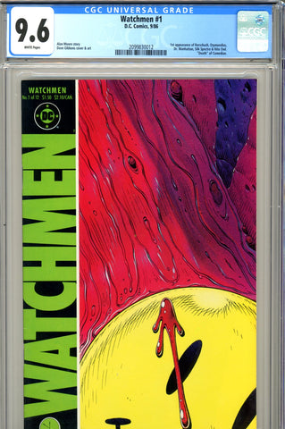 Watchmen #1 CGC graded 9.6 - first appearance of Watchmen - SOLD!