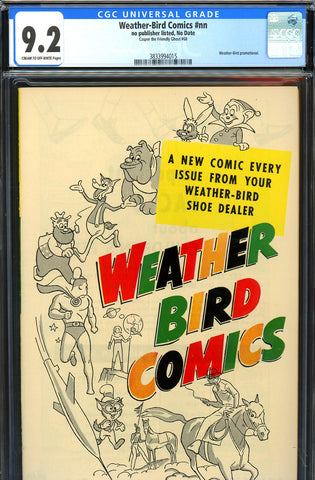 Weather-Bird Comics #nn CGC 9.2  promotional copy