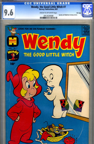 Wendy, the Good Little Witch #07   CGC graded 9.6 - HIGHEST - SOLD!