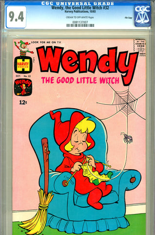 Wendy, the Good Little Witch #32   CGC graded 9.4 SOLD!