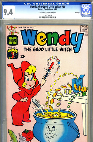 Wendy, the Good Little Witch #36   CGC graded 9.4 SOLD!