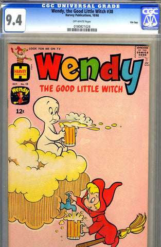 Wendy, the Good Little Witch #38   CGC graded 9.4 - SOLD!