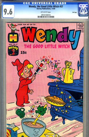 Wendy, the Good Little Witch #57   CGC graded 9.6 SOLD!