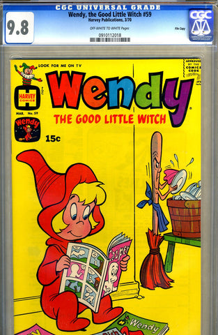 Wendy, the Good Little Witch #59   CGC graded 9.8 - HIGHEST GRADED - SOLD!