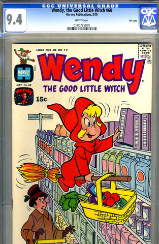Wendy, the Good Little Witch #60   CGC graded 9.4 - SOLD!