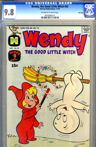Wendy, the Good Little Witch #63   CGC graded 9.8 - HIGHEST GRADED - SOLD!