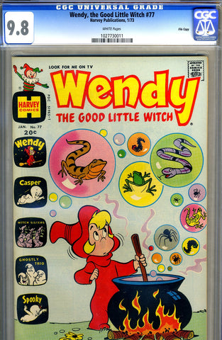 Wendy, the Good Little Witch #77   CGC graded 9.8 - HIGHEST - SOLD!