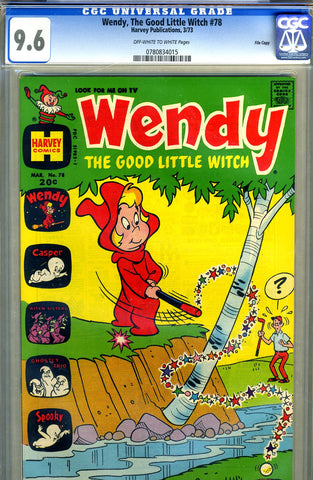 Wendy, the Good Little Witch #78   CGC graded 9.6 SOLD!