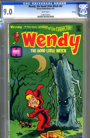 Wendy, the Good Little Witch #87   CGC graded 9.0 - SOLD!