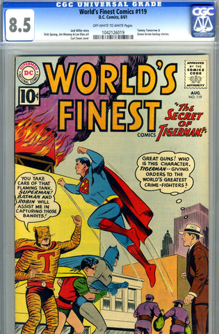 World's Finest #119   CGC graded 8.5 - SOLD