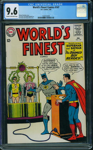 World's Finest #147 CGC graded 9.6  HIGHEST GRADED - SOLD!
